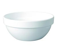APS 83702 Bol -CASUAL MAXI-, saladier Ø 23 cm, H : 10,5 cm, mélamine, blanc, 2,5 litres