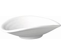 APS 83726 Bol « ZEN », 13 x 11 cm, hauteur 3,5 cm, 0,1 litre, mélaminé, blanc, effet pierre