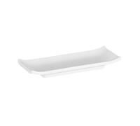 APS 83742 Plateau/planche à sushi Zen, 22,5 x 9,5 cm, hauteur 3 cm, mélamine, blanc, aspect pierre