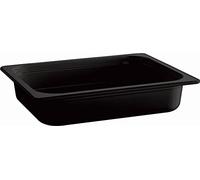 APS 83756 Bac GN 1/2 ECO LINE, 32,5 x 26,5 cm, Profondeur 65 mm, 3,4 litres, Mélamine, noir