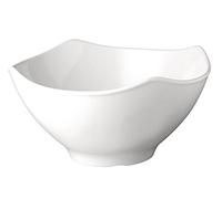 APS 83799 Bol GLOBAL BUFFET, 25,5 x 25,5 cm, hauteur 13 cm, 3 litres, mélamine, blanc