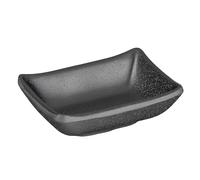 APS 83947 Bol ZEN, 9 x 7 cm, hauteur 2,5 cm, 0,05 litre, mélamine, noir, aspect pierre