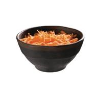 APS 84109 Bol MARONE, Ø 11 cm, hauteur 5,5 cm, mélamine, noir avec bord brun
