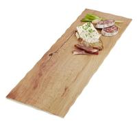 APS 84209 GN 2/4 Plateau Oak Light, 53 x 16,2 cm, Hauteur 1,5 cm, Mélamine, Aspect Bois chêne, avec Pieds antidérapants