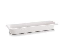 APS 84302 Récipient GN 2/4 ECO LINE, 53 x 16,2 cm, profondeur 100 mm, 4,3 litres, mélamine, blanc
