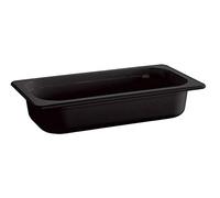 APS 84309 Récipient GN 1/3 ECO LINE, 32,5 x 17,6 cm, profondeur 100 mm, 2,7 litres, mélamine, noir