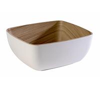 APS 84583 GN 1/6 Bol FRIDA, 17,6 x 16,2 cm, hauteur 7,5 cm, mélamine, blanc/aspect bois