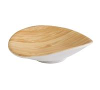 APS 84815 Coupe BAMBOO, 10,5 x 10 cm, hauteur 3 cm, mélamine, aspect bambou/blanc