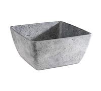 APS 84831 Bol ELEMENT, 25 x 25 cm, hauteur 12 cm, mélamine, 3,8 litres, aspect béton