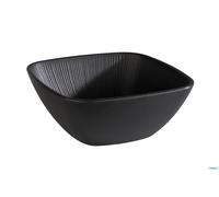 APS 85071 Bol NERO, 19,5 x 19,5 cm, hauteur 8 cm, mélamine, noir, 1,5 litre