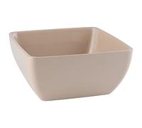 APS 85261 Bol en mélamine Pure Color pour plats en quadruple Sable 25 x 25 x 12 cm 3,8 l
