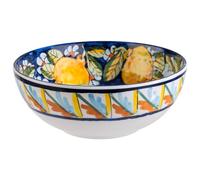 APS 85291 Bol MEDITERRANEAN, Ø 20,5 cm, hauteur 8 cm, 1,2 litre, mélamine, blanc-décor