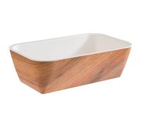 APS 85311 Bac GN 1/4 -CRAZY WOOD- 26,5 x 16,2 cm, Hauteur 8 cm, 1,8 litre