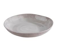 APS Germany – Assiette creuse FOOTMARK 85322, Ø 24 cm, hauteur 4 cm, mélamine, blanc-gris