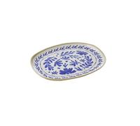 APS 85441 Plateau GN 1/1 FLORYN - Mélamine, 53 x 32,5 cm, décor bleu/blanc, beige, système GN