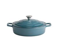 APS 5 Stars Cocotte avec couvercle, hauteur : 70 mm, ø : 280 mm turquoise/creamy