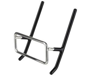 APS 88320 Lot de 2 supports de couvercle en acier inoxydable pour toutes les casseroles et couvercles résistants à la chaleur, Organisateur Casserolier
