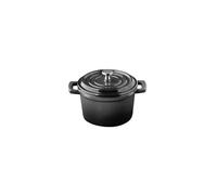 APS 88331 Mini-casserole avec couvercle 5 STARS - fonte émaillée, 0,35 litre, anthracite, compatible induction