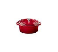 APS 88333 Mini-casserole avec couvercle 5 STARS - fonte émaillée, 0,45 litre, rouge, compatible induction