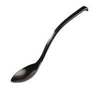 APS 88628 Set de 3 cuillères Delicatessen, plastique, env. Ø 6 x 23 cm noir