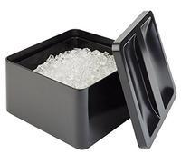 APS 93220 Bac à glaçons, 27 x 27 cm, hauteur 15 cm, volume 5 litres, bac + couvercle en SAN, récipient intérieur en polypropylène, pouvant contenir jusqu'à 300 glaçons