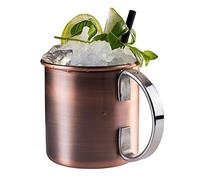 APS 93322 Gobelet MOSCOW MULE, Ø 9 cm, hauteur 9 cm, 0,45 Lister, acier inoxydable, aspect cuivre antique