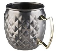APS 93333 Gobelet MOSCOW MULE, Gobelet à cocktail, 500 ml, acier inoxydable, aspect inox antique