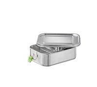 APS Boîte à lunch en acier inoxydable durable de qualité supérieure 1100 ml avec cloison de séparation/boîte à repas étanche pour enfants, loisirs et adultes, boîte à déjeuner moyenne