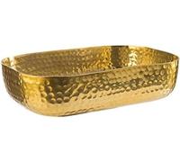 APS Bol en Aluminium avec Surface martelée, Couleur Gun-Metal pour, par Exemple, des Plats froids et Chauds, 23,0 x 15,5 cm, 1,4 LTR.
