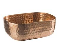 APS bol en aluminium avec surface martelée, cuivre, bol à pain, pour e.a. des plats froids et chauds, 15,5 x 12,0 cm, 0,7 ltr.