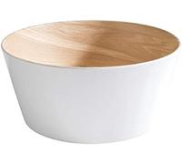 APS Bol Frida, bol en mélamine, Ø 22 cm, hauteur 10,5 cm, blanc/beige, pour une capacité de 2,2 litres
