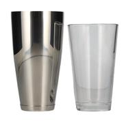APS Boston Shaker Silber 2-teilig avec Verre