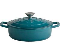 APS 5 Stars Cocotte avec couvercle, hauteur : 70 mm, ø : 250 mm turquoise/crème