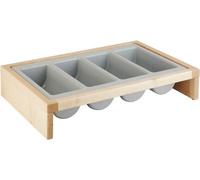 APS Bridge Range-couverts, érable, hauteur : 115 mm, longueur : 575 mm, largeur : 370 mm
