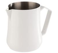 APS Carafe à lait universelle en acier inoxydable revêtu par pulvérisation - Blanc - 0,35 l - 10360