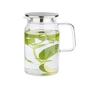 Carafe en verre avec couvercle, 1,5 litres, verre/inox