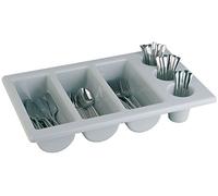APS Germany Distributeur de couverts en plastique CB675 professionnel 6 compartiments GN 1/1