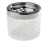 APS cendrier Ø 9,5 cm, H: 8 cm Glas, matt-blanc, gefrosted