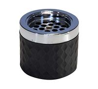 Cendrier VENTIS, diamètre : 95 mm, noir