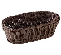 APS corbeille à baguettes, ovale 28 x 16 cm, H: 8 cm Polypropylen, braun