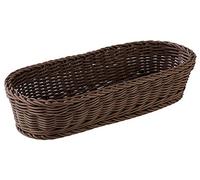APS corbeille à baguettes, ovale 40 x 16 cm, H: 8 cm Polypropylen, braun