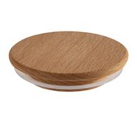 APS Couvercle pour bocal Weck, bois de hêtre, set de 12