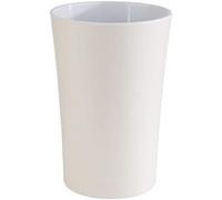 APS Dressing Pot "Pastel", pot à pansements en mélamine, Ø 13 cm, H : 19,5 cm, empilable, pieds antidérapants, va au lave-vaisselle, 1,5 litre, blanc