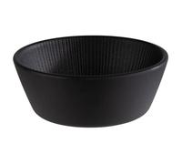 Aps-Germany Nero Mélaminé Noir Rond Bol De Service Noir
