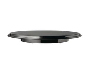 APS GK858 Platà gâteau rond en mélamine Noir