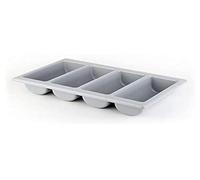 Grand Range-Couverts 4 compartiments GN 1/1 - Gris