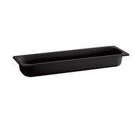 APS GN bac 53 x 16,2 cm, Tiefe: 100 mm mélamine, noir, 4,3 Liter