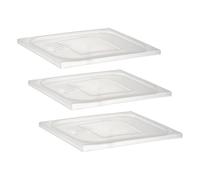 APS GN Couvercle 32,5 x 26,5 cm, H: 1,5 cm Polypropylen (Lot de 3)