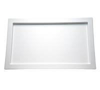 APS GN plateau 32,5 x 17,6 cm, H: 2 cm mélamine, blanc