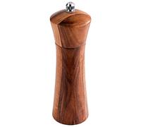APS Moulin à poivre en bois d'acacia - Broyeur en acier au carbone - Diamètre : 5 cm - Hauteur : 17 cm - 40417 cm
